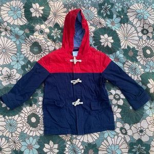Janie & Jack Boys Navy Red Colorblock Cotton Jacket 2T 3T